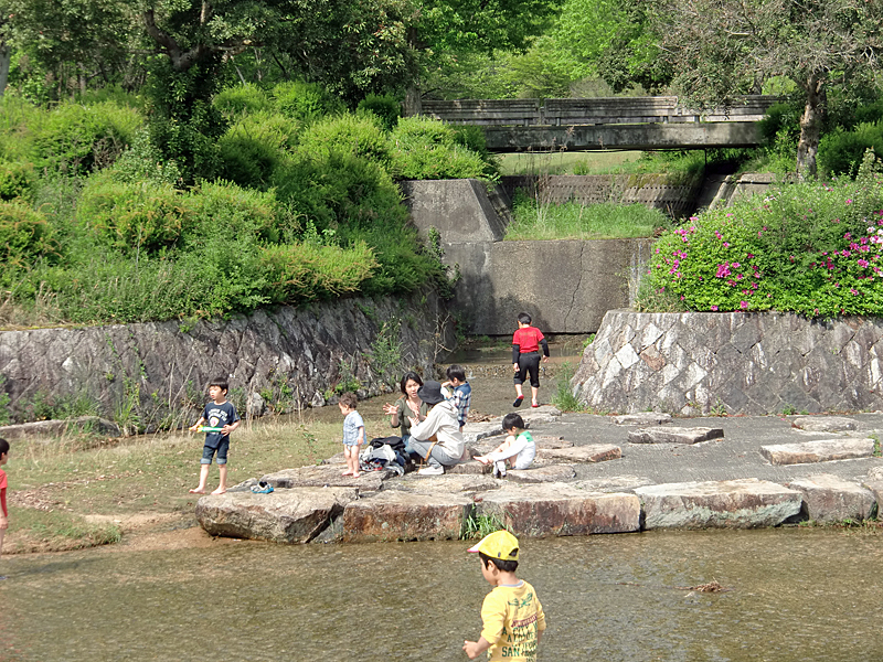 希望が丘文化公園(滋賀県) 水遊び