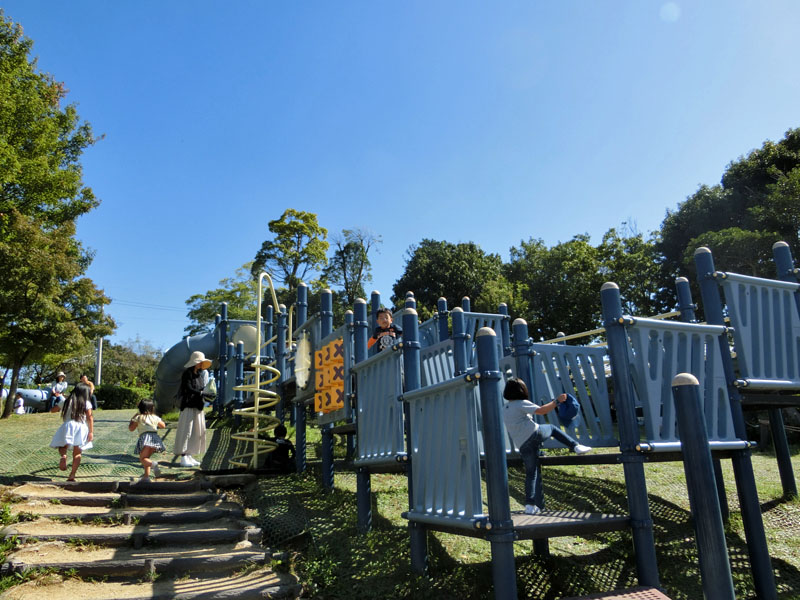 竹取公園 冒険の森 遊具