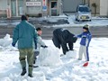 帰省 福井 雪遊び