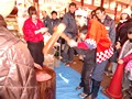 餅つき大会 スーパー山田屋