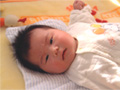 生後2ヶ月の男の赤ちゃんの写真