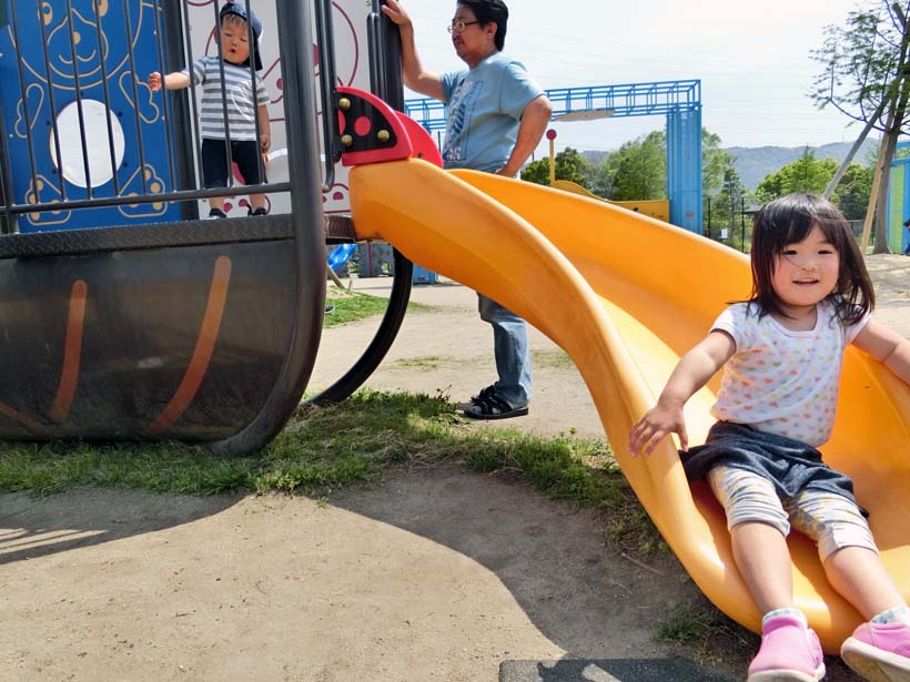 深北緑地公園 ロケット広場 幼児向け遊具