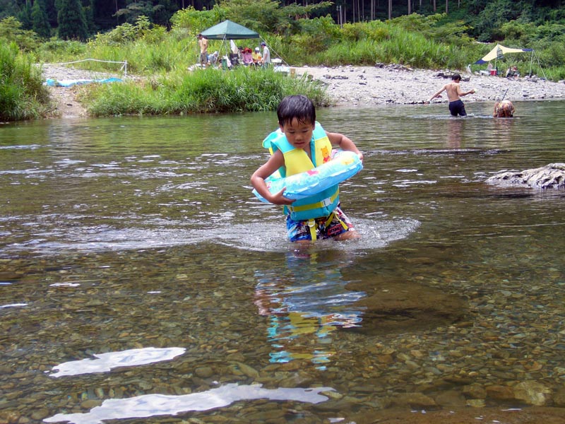 吉野川・丹生川 川遊び