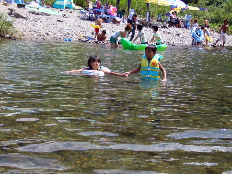 吉野川・丹生川 川遊び