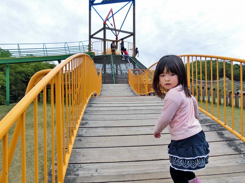 峰山途中ヶ丘公園 アスレチック遊具