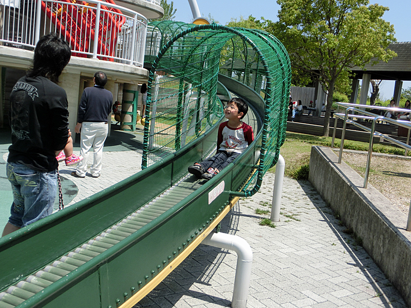 明石海峡公園 子どもの森 ローラー滑り台