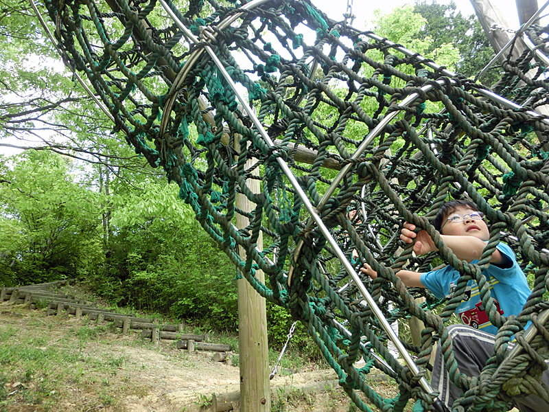 舞鶴 青葉山ろく公園 フィールドアスレチック