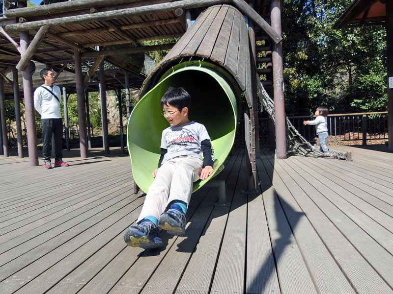 鴻ノ巣山運動公園(城陽市総合運動公園) アスレチック遊具 