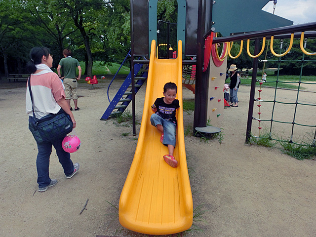 大泉緑地 幼児向け滑り台