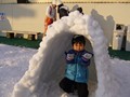 ひらパー 雪遊び