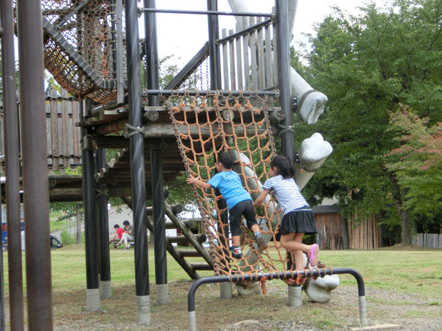 福井 恐竜博物館 公園 遊具